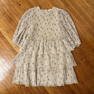 floral ganni dress